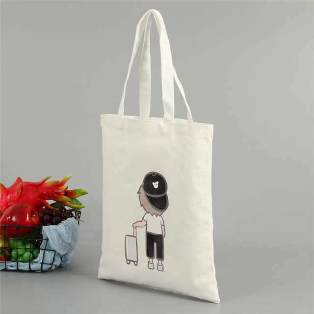 Manufacturers Custom - Made Cotton Bags Environmental Canvas Bags Advertising Shopping Bags Exquisite Hand - Held Bags