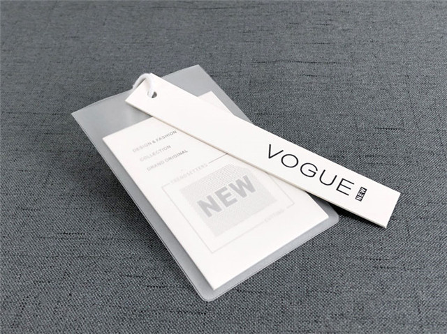 High-end Clothing Hangtag Women's Brand Swing Tags Customized