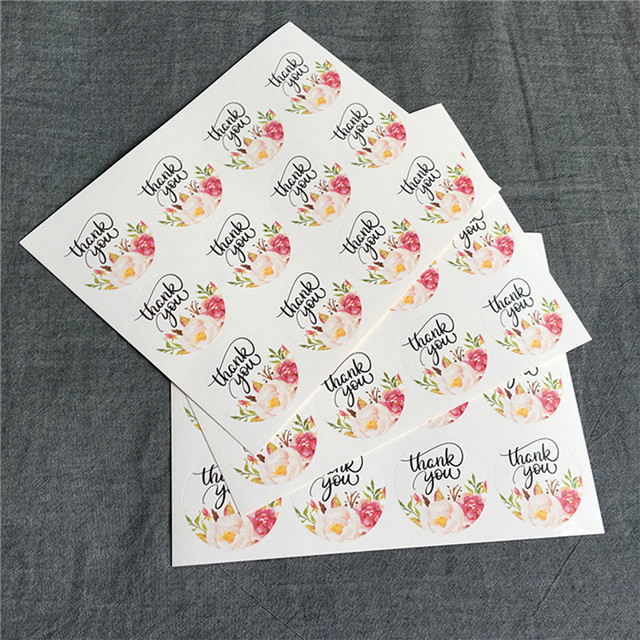 Hot Sale Self Adhesive Kraft Paper Custom Round Sticker Label