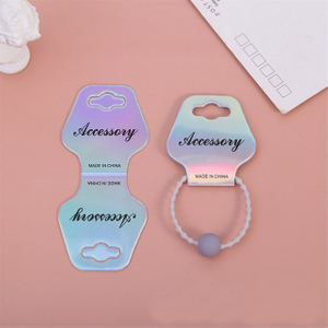 New Style Laser Colorful Packing Card Lifting Card Paper Card