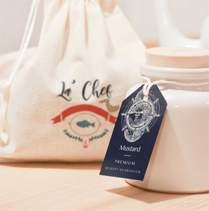 Custom Luxury Hang Tag Garment Paper Hangtag Textured Swing Tag For Clothing