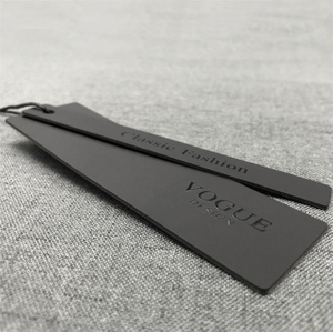 Black Luxury Brand Costume Bag Shoes Garment Accessories Clothing Hangtags