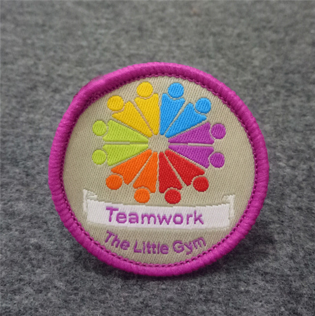 Badge Woven Seal Children's Clothing Badge Custom Cloth Paste Embroidered Badge